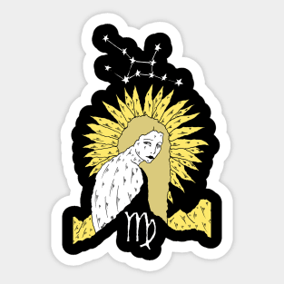 Virgo by Allie Hartley Sticker